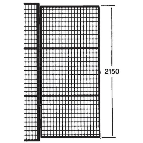 Svingdør for skillevegg med gitter UX 450 – Plate for hengelåsholder Svingdør for skillevegg med gitter UX 450 – Plate for hengelåsholder