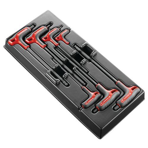 Modul 7 sekskantnøkler kuleform metrisk form P Modul 7 sekskantnøkler kuleform metrisk form P
