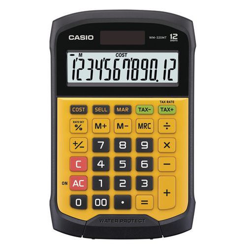 Vanntett og støvtett kalkulator - WM320MT - Casio Vanntett og støvtett kalkulator - WM320MT - Casio