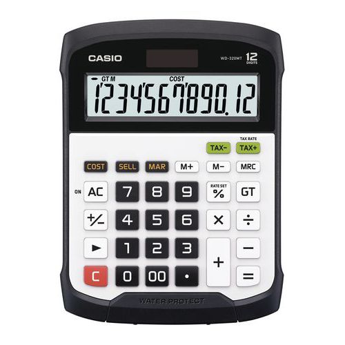 Vanntett og støvtett kalkulator - WD320MT - Casio Vanntett og støvtett kalkulator - WD320MT - Casio