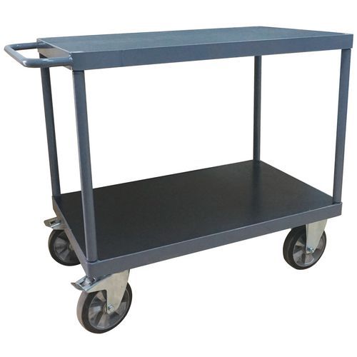 Vogn 2 hyller 1200 kg Manutan