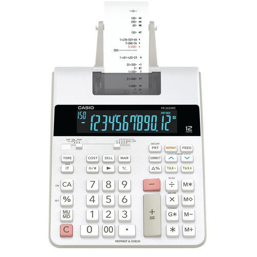 Kalkulator med skriver - FR-2650RC-W-EH - Casio Kalkulator med skriver - FR-2650RC-W-EH - Casio