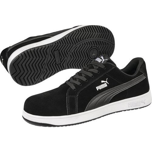 Vernesko ICONIC BLACK LOW S1PL ESD Black - Puma Safety