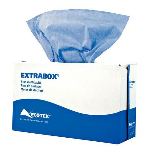 Ecobox blå ikke-vevd serviett