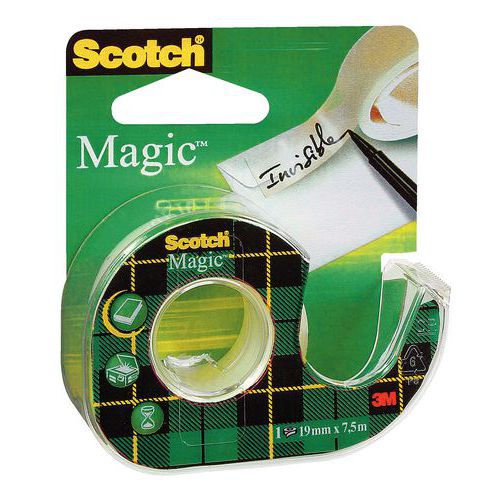 Tape Scotch Magic 810, usynlig ved kopiering
