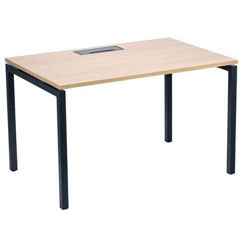 Skrivebord med rette ben 120x70 cm Misao - Manutan Expert