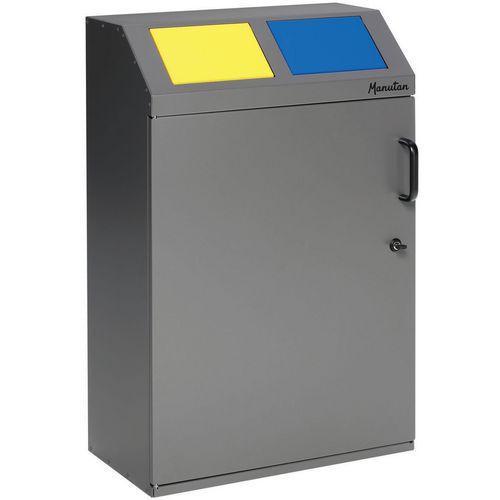 Selektiv sorteringsstasjon – ergonomisk – 100 til 200 l – Manutan Selektiv sorteringsstasjon – ergonomisk – 100 til 200 l – Manutan