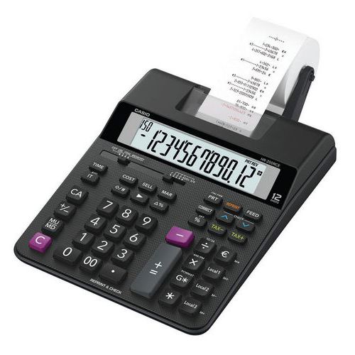 Kalkulator med skriver - HR-200RCE - Casio Kalkulator med skriver - HR-200RCE - Casio