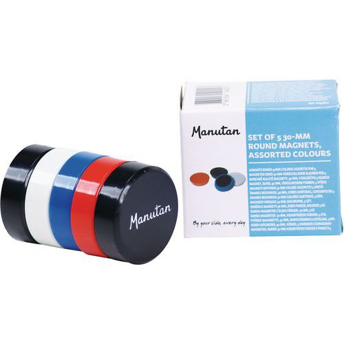 Magnet rund 4-16 stk - Manutan Expert