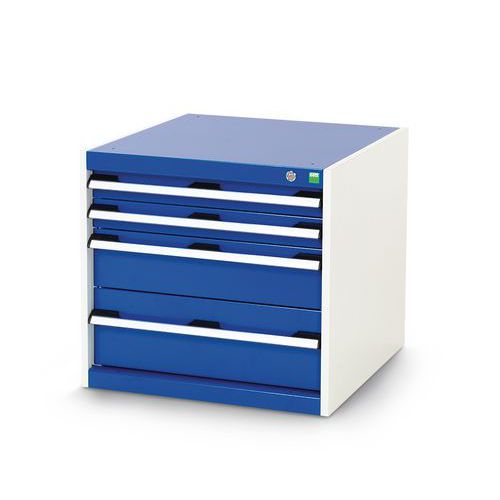Verkstedskap med skuffer Cubio SL-667-3.1 – Bott