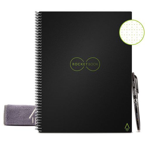 Notebook Rocketbook Core Letter Infinity svart - BIC Notebook Rocketbook Core Letter Infinity svart - BIC