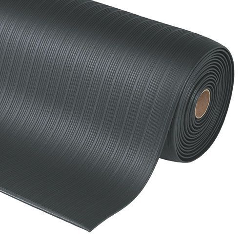 Avlastningsmatte Airug stripete bredde 122 Svart - Notrax