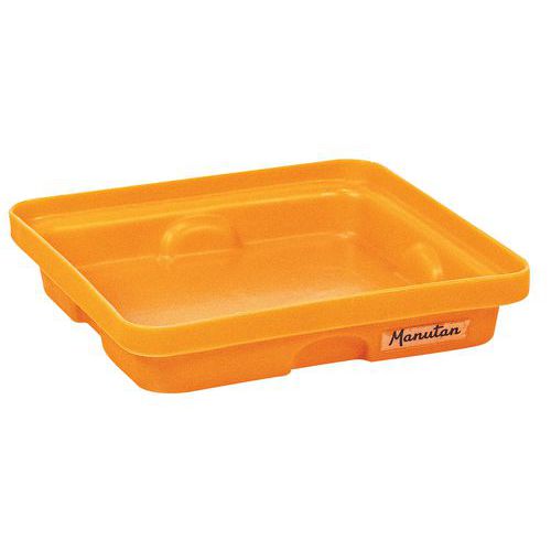 Spilltrau for laboratorium, firkantet, 10 L - Manutan Expert