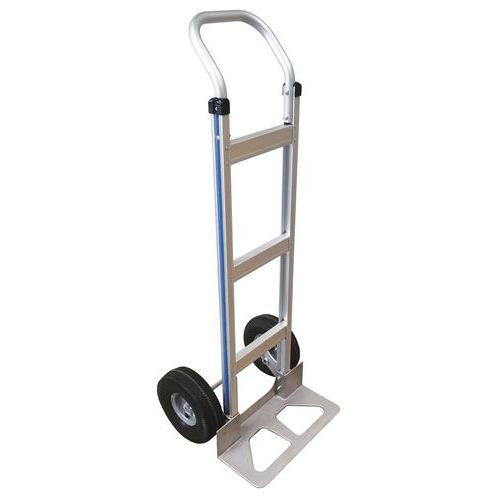 Aluminiumstralle – halvpneumatiske hjul – kapasitet 150 kg