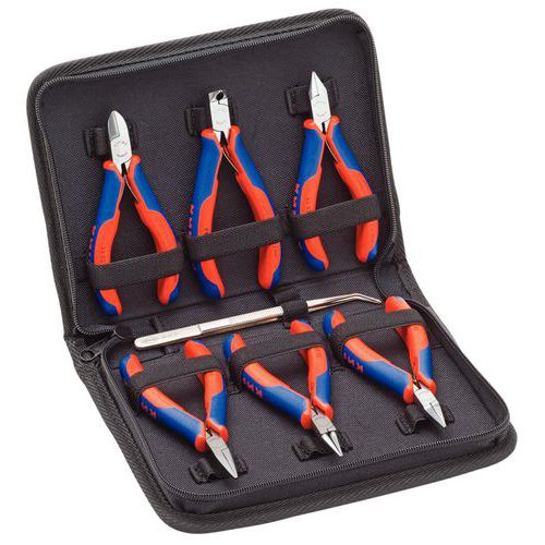 Elektronikktangsett - 7 stk - Knipex Elektronikktangsett - 7 stk - Knipex