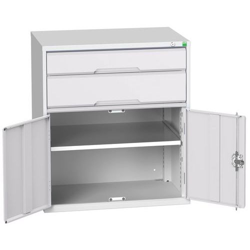 Skap med skuffer Verso – 900 mm – 2 skuffer – Bott