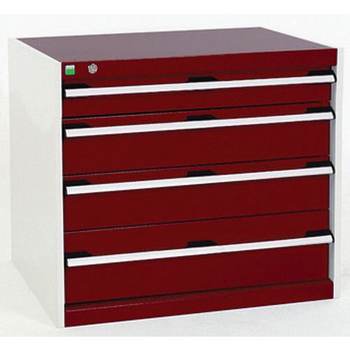 Verkstedskap med skuffer cubio SL-877-4.1 – Bott