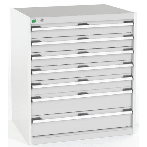 Skap med 7 skuffer SL-869-7.4 for tung last – Bott