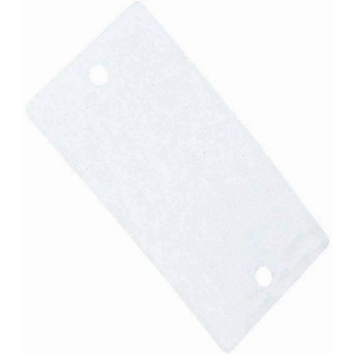 Plastetikett 2 hull 120 x 70 mm - BBA Emballages