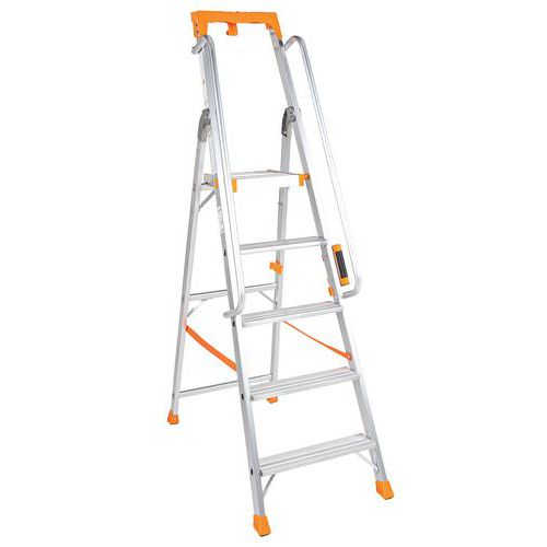 Trappestige profesjonell aluminium med rampe – Manutan Expert