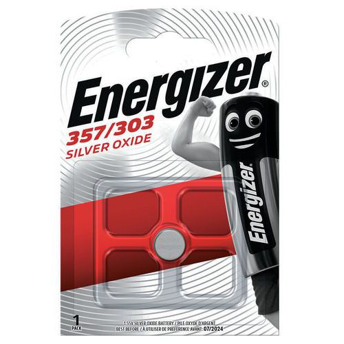 357-303 sølvoksidmyntbatteri - Energizer