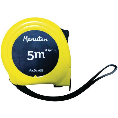 3 m og 2 m x 16 mm og 5 m x 19 mm målebånd – ABS – Manutan