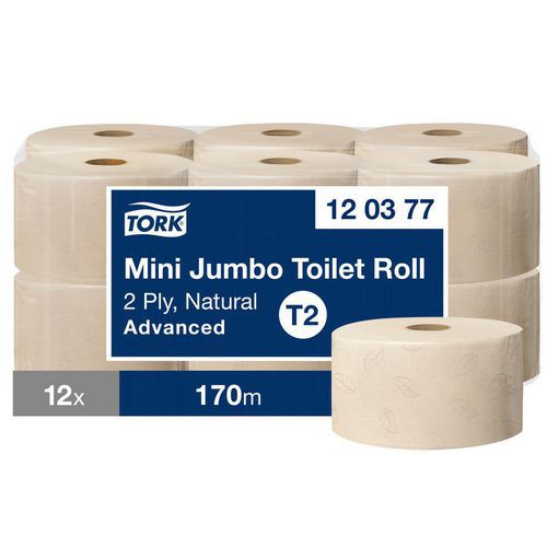 Toalettpapir - Mini Jumbo - T2 Advanced - Tork Toalettpapir - Mini Jumbo - T2 Advanced - Tork