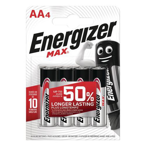 Max AA-batterier - Pakning à 4 - Energizer