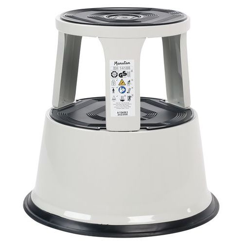 Mobil krakk Kick-Step Stål, 2-trinns - Manutan Expert