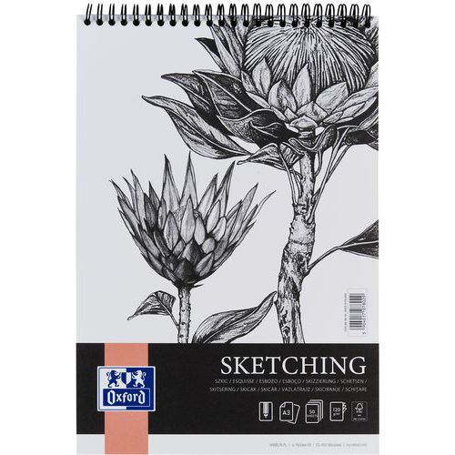 Sketchpad Sketching Art integral A3 100s 120g - Oxford Sketchpad Sketching Art integral A3 100s 120g - Oxford