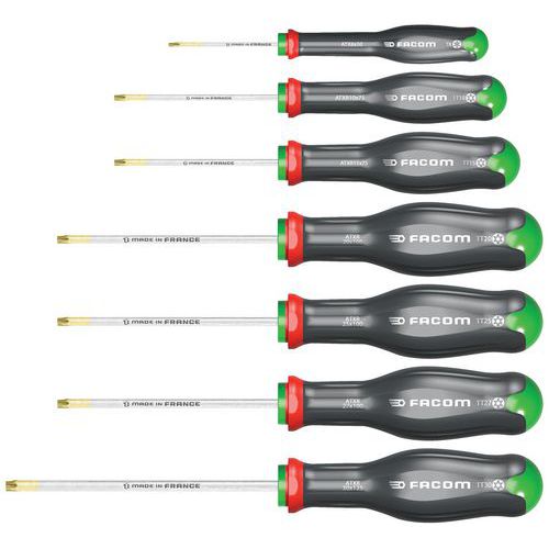 Skrutrekkersett 7 deler prot2 Torx - Facom Skrutrekkersett 7 deler prot2 Torx - Facom