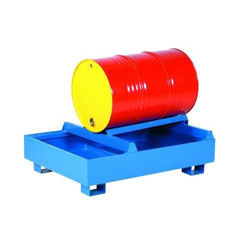 Miljøbeskyttelsespall for liggende 220 l fat