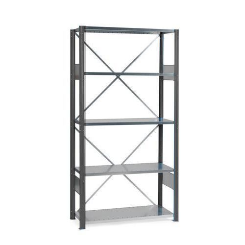 Lagerhylle Stålman - galvaniserte hylleplater: Ferdige seksjoner - EAB