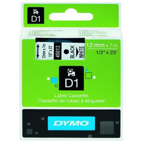 Merkebånd Dymo D1, 12 mm