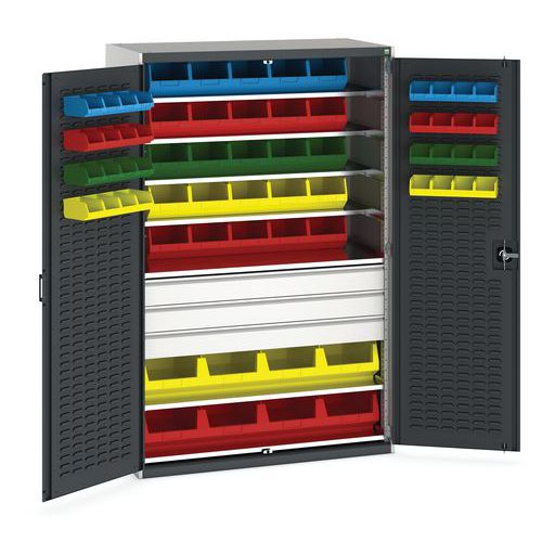 Skap med 65 skuffer 1050x650x2000 mm – Bott