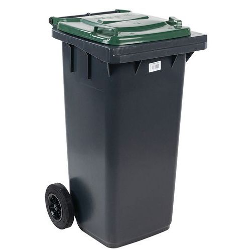 Mobil søppelsorteringsbeholder - 120 L - Manutan Expert