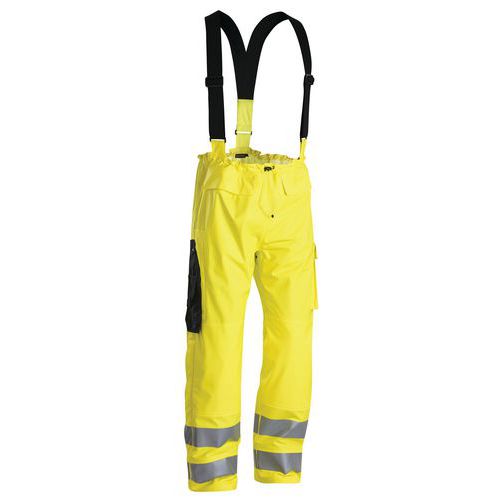 Regnbukse flammehemmende Level 1 Gul