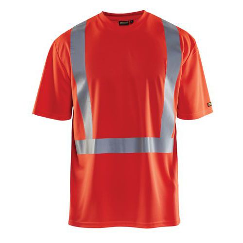T-skjorte varsel UV-beskyttet Rød highvis