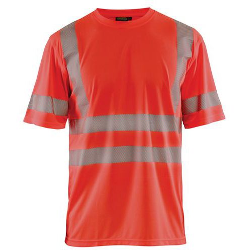 T-skjorte varsel UV-beskyttet Rød highvis