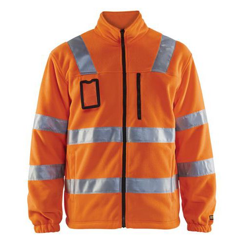 Fleecejakke Varsel oransje