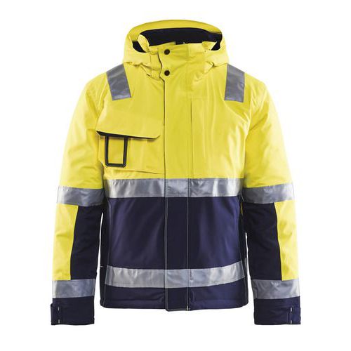 Vinterjakke Varsel Gul/marineblå