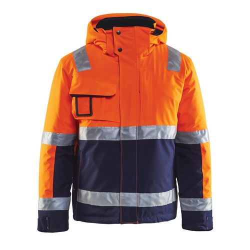 Vinterjakke Varsel Orange/Marineblå