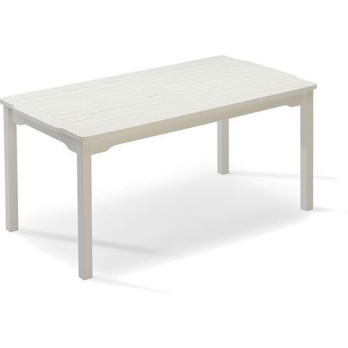 Visby hvitlasert bord av kjernefuru 85x150 cm