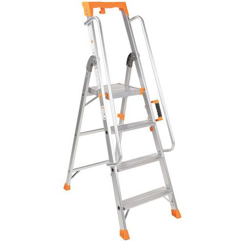 Trappestige profesjonell aluminium med rampe – Manutan Expert