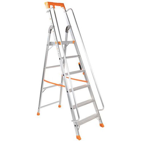 Trappestige profesjonell aluminium med rampe – Manutan Expert