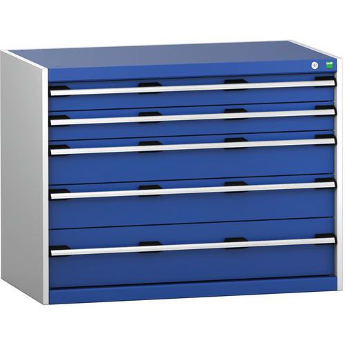 Skap med skuffer SL-1068-6.4 med 6 skuffer for tung last – Bott