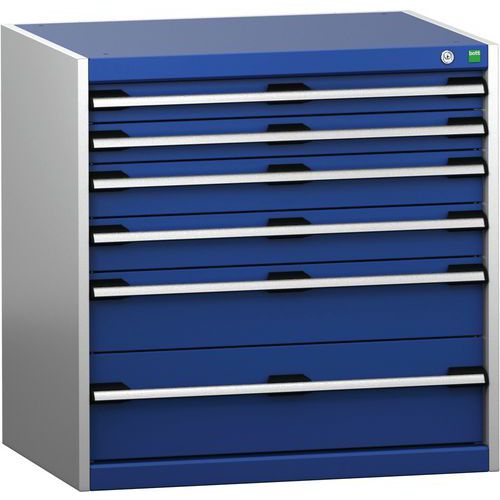 Skap med 5 skuffer SL-1068-5.2 for tung last – Bott