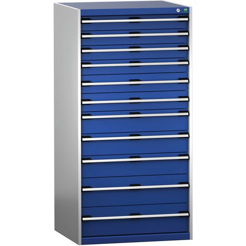 Skap med skuffer SL-8716-11.2 med 11 skuffer for tung last – Bott