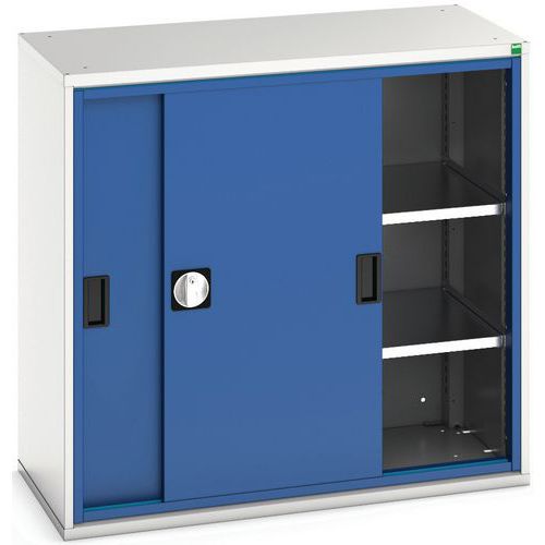 Skap Verso med skyvedører og 2 hyller 1050x550x1000 – Bott