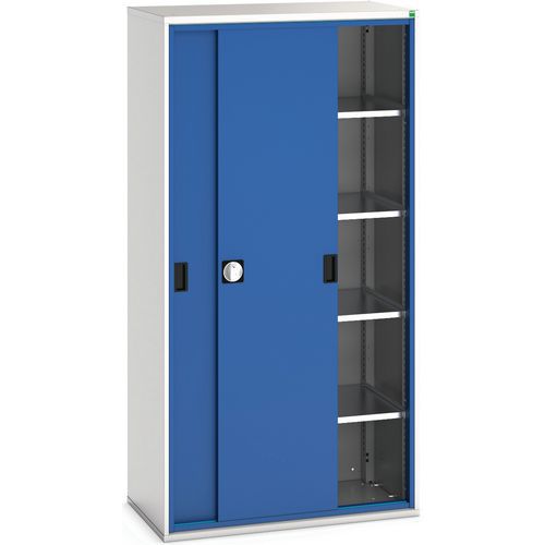 Skap Verso med skyvedører og 4 hyller 1050x550x2000 – Bott
